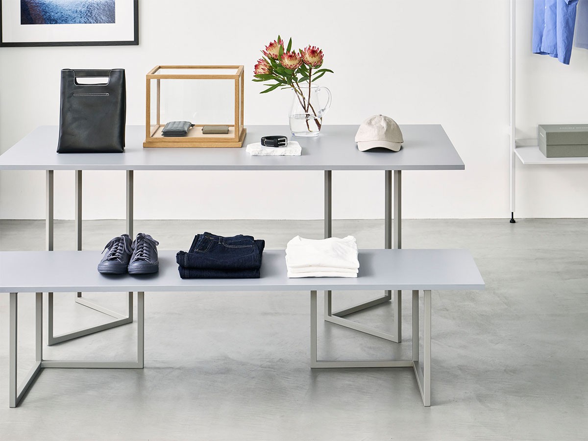 stiiilll Table Set / スティール テーブルセット
メラミンウッド天板 + スチール脚 S （テーブル > ローテーブル・リビングテーブル・座卓） 10