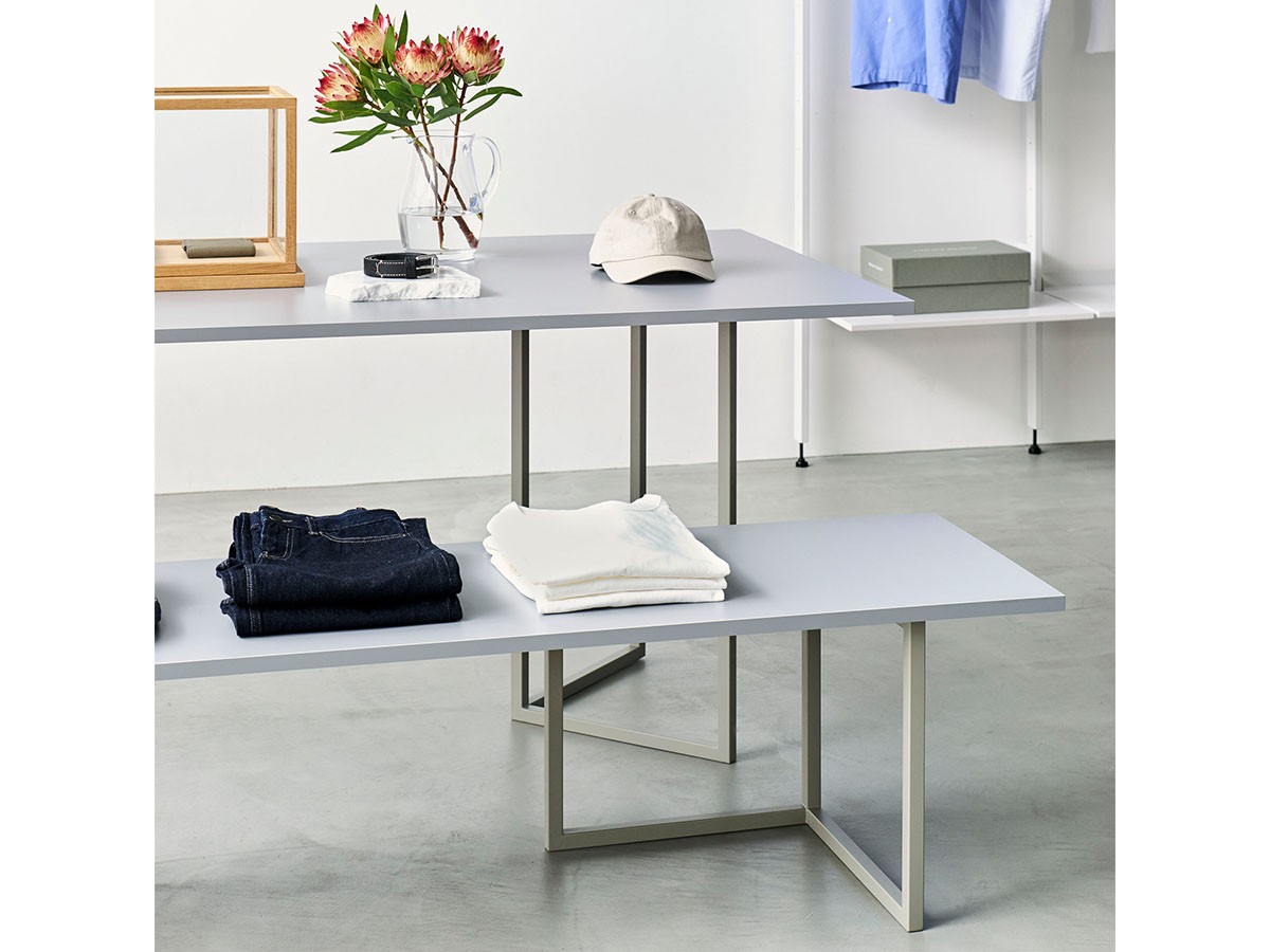 stiiilll Table Set / スティール テーブルセット
メラミンウッド天板 + スチール脚 S （テーブル > ローテーブル・リビングテーブル・座卓） 11