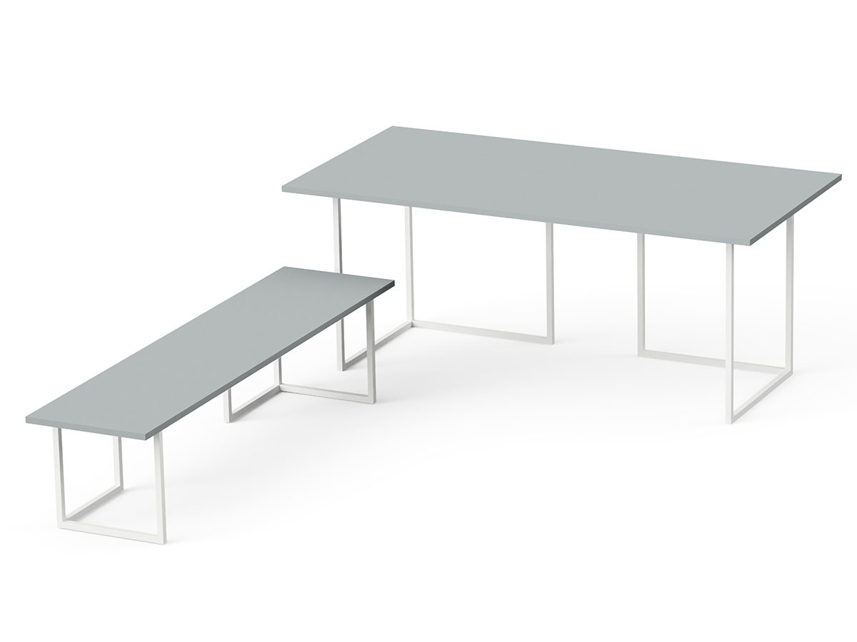 stiiilll Table Set / スティール テーブルセット
メラミン天板 + スチール脚 L （テーブル > ダイニングテーブル） 31