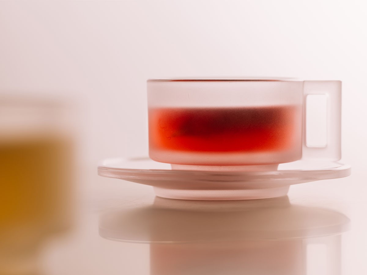 ARNO GLASS Cup & Saucer Pink Frosted / アルノグラス カップ & ソーサー（ピンクフロステッド） （食器・テーブルウェア > コーヒーカップ・ティーカップ） 5