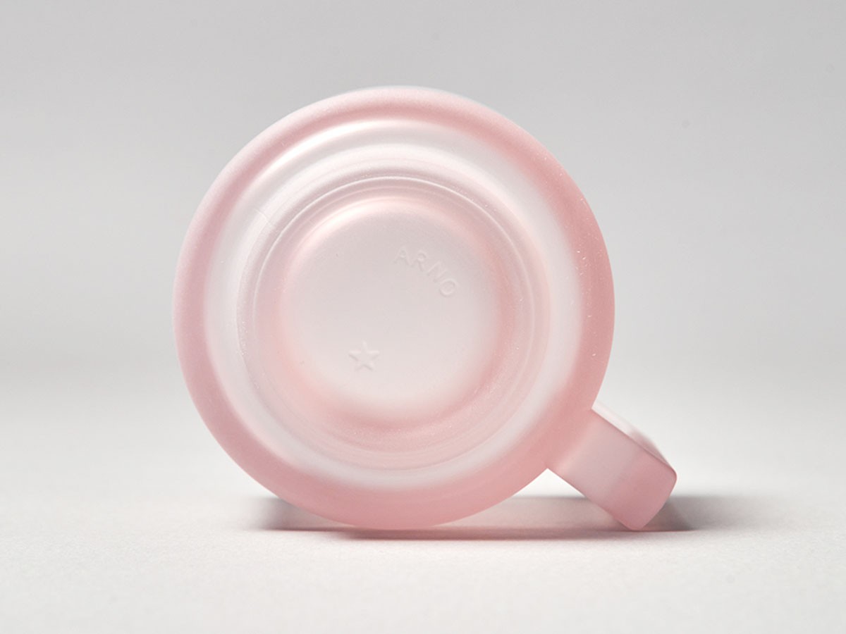 ARNO GLASS Cup & Saucer Pink Frosted / アルノグラス カップ & ソーサー（ピンクフロステッド） （食器・テーブルウェア > コーヒーカップ・ティーカップ） 13
