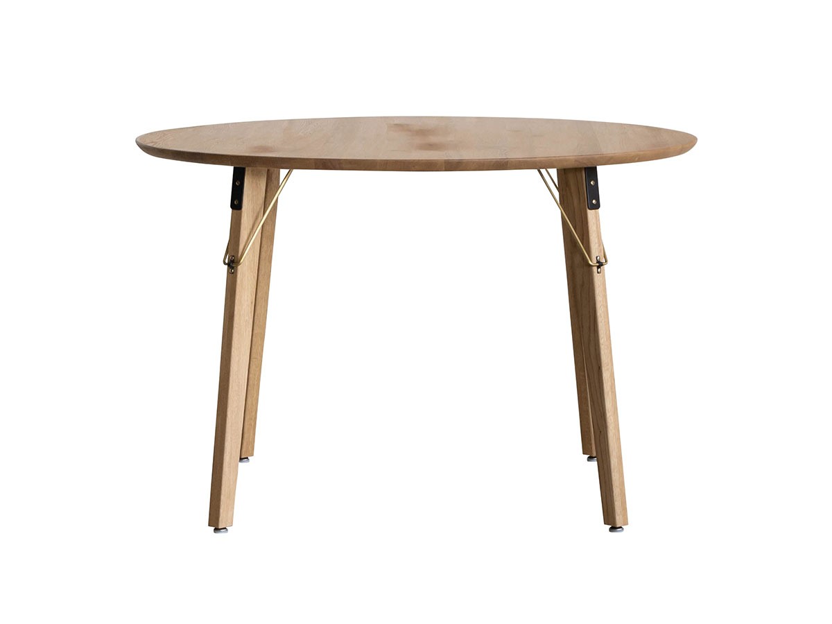 Easy Life MEATH DINING TABLE / イージーライフ ミース ダイニングテーブル
ラウンド天板（直径120cm）+ No.3脚（ブラス脚） （テーブル > ダイニングテーブル） 18