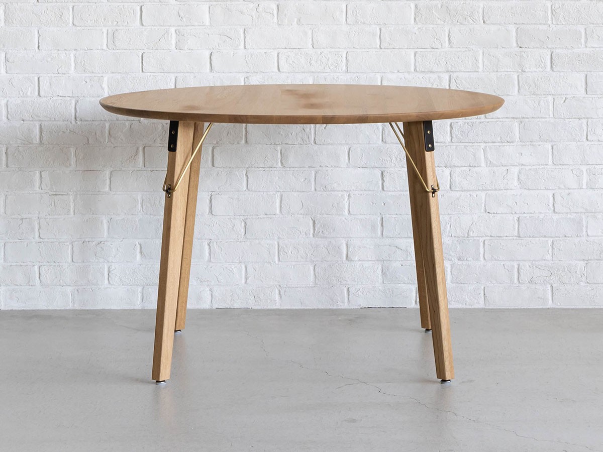 Easy Life MEATH DINING TABLE / イージーライフ ミース ダイニングテーブル
ラウンド天板（直径120cm）+ No.3脚（ブラス脚） （テーブル > ダイニングテーブル） 15