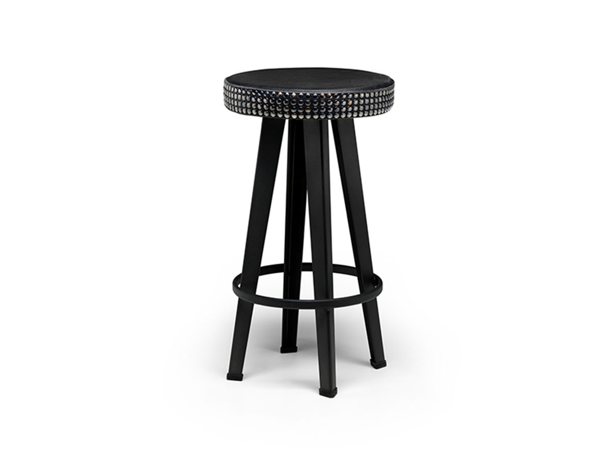 DIESEL LIVING with MOROSO BAR STUD LOW STOOL / ディーゼルリビング ウィズ モローゾ バースタッド  ロースツール - インテリア・家具通販【FLYMEe】