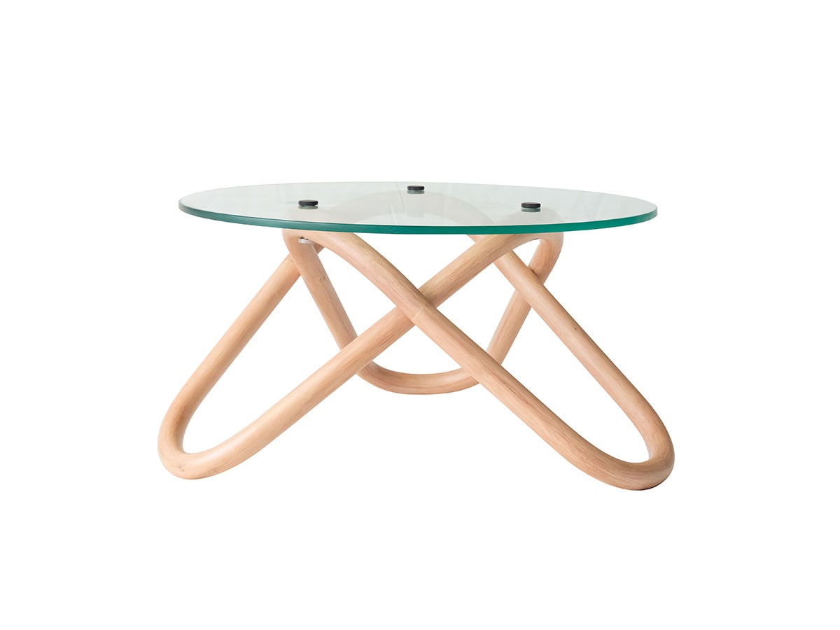 SHIKADA SHITSURAI RATTAN KK Series Round Table / シカダ シツライ ラタン 隈研吾シリーズ ラウンドテーブル KKT110 （テーブル > ローテーブル・リビングテーブル・座卓） 4
