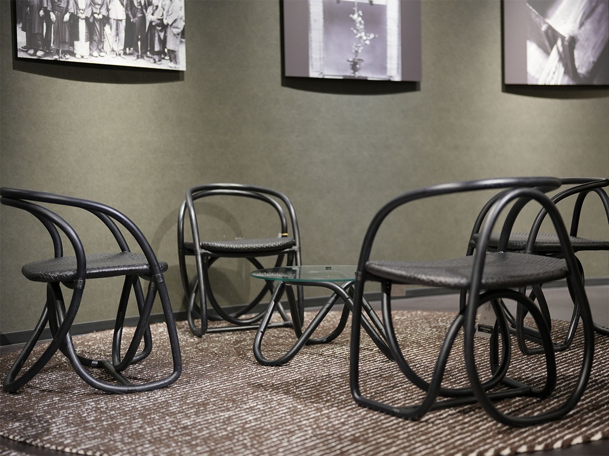 SHIKADA SHITSURAI RATTAN KK Series Round Table / シカダ シツライ ラタン 隈研吾シリーズ ラウンドテーブル KKT110 （テーブル > ローテーブル・リビングテーブル・座卓） 6