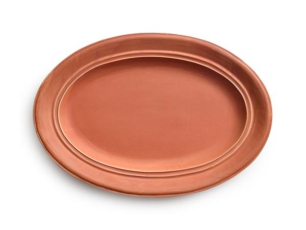 MISHIM POTTERY CREATION StiLL oval plate / ミシンポタリークリエイション スティル オーバルプレート（薄緋） （食器・テーブルウェア > 皿・プレート） 3