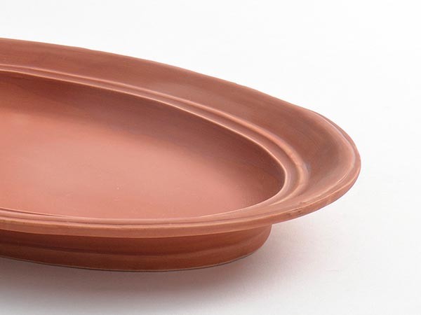 MISHIM POTTERY CREATION StiLL oval plate / ミシンポタリークリエイション スティル オーバルプレート（薄緋） （食器・テーブルウェア > 皿・プレート） 20