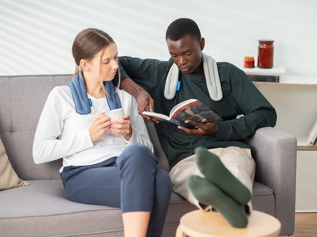 Ostrichpillow HEATED NECK WRAP / オーストリッチピロー ヒーテッド ネックラップ（ミッドナイトグレー） （インテリア雑貨 > ボディケア） 6