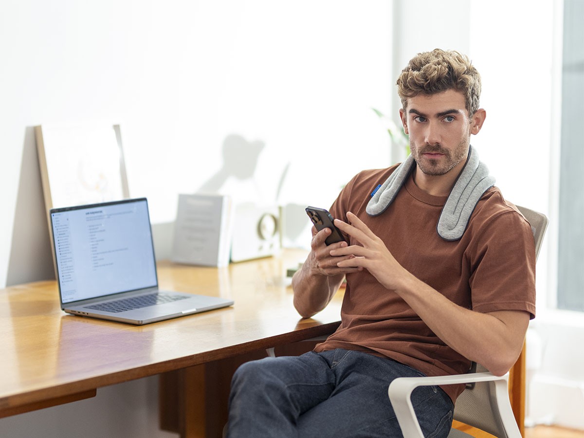 Ostrichpillow HEATED NECK WRAP / オーストリッチピロー ヒーテッド ネックラップ（ミッドナイトグレー） （インテリア雑貨 > ボディケア） 5