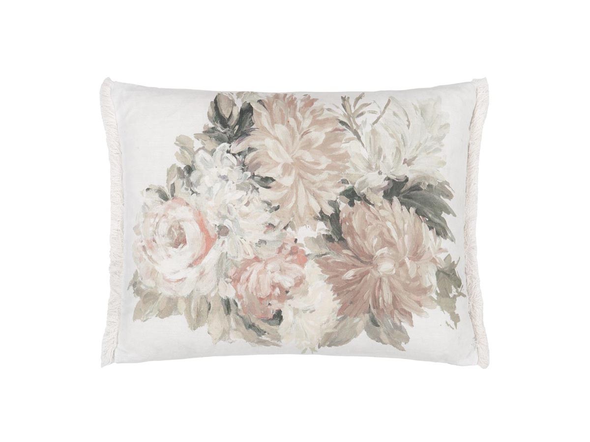 DESIGNERS GUILD Fleurs d'Artistes Cushion / デザイナーズギルド フルール ダーティスト クッション 60 × 45cm（セピア） （クッション > クッション・クッションカバー） 6