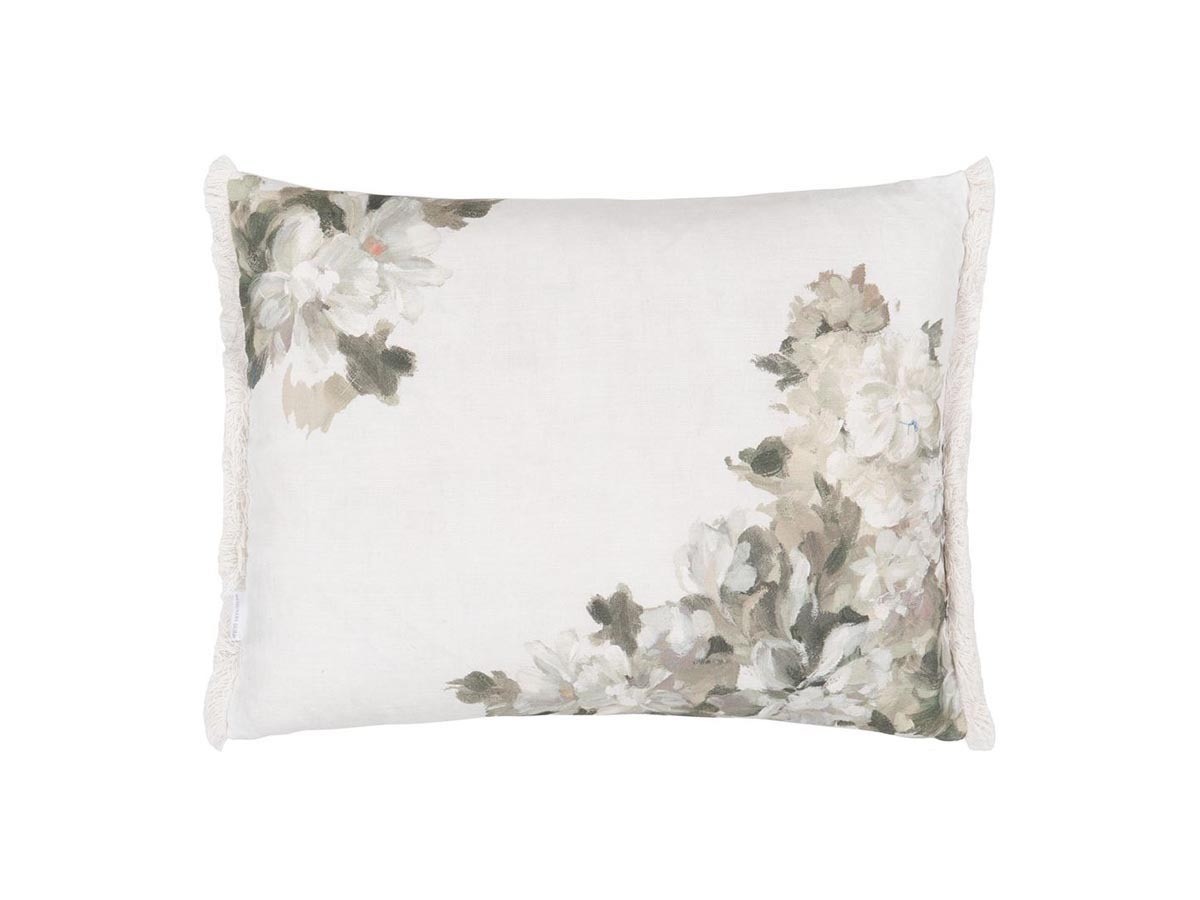 DESIGNERS GUILD Fleurs d'Artistes Cushion / デザイナーズギルド フルール ダーティスト クッション 60 × 45cm（セピア） （クッション > クッション・クッションカバー） 7