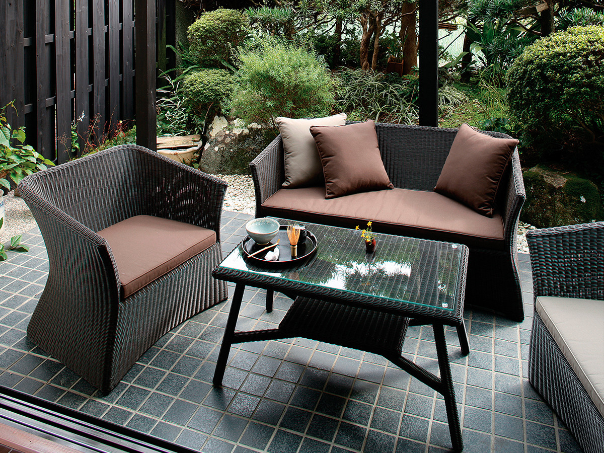 Loom Garden Niwaza Cafe Table 900 / ロムガーデン 庭座 カフェテーブル 900 （ガーデンファニチャー・屋外家具 > ガーデンテーブル・アウトドアテーブル） 2