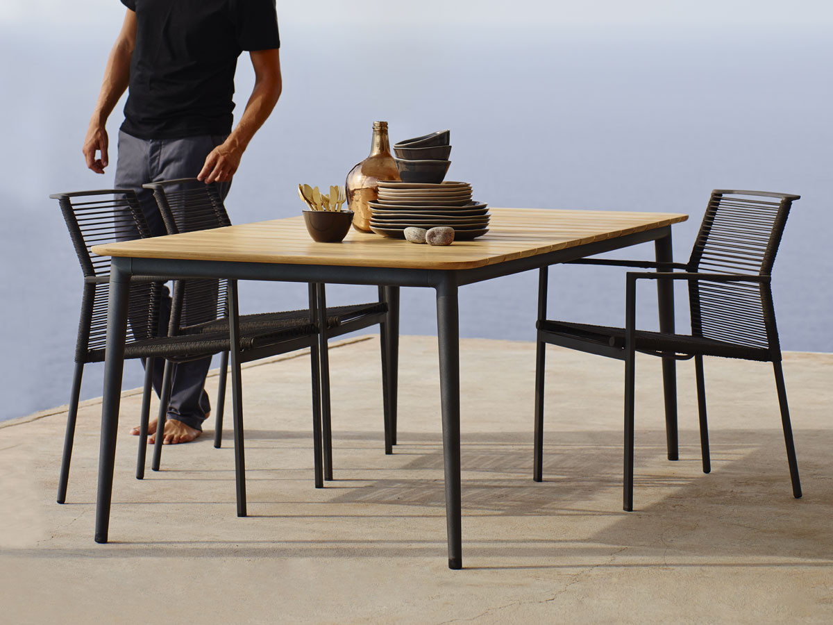 Cane-line Core Dining Table 210 / ケインライン コア ダイニングテーブル 210 （ガーデンファニチャー・屋外家具 > ガーデンテーブル・アウトドアテーブル） 2