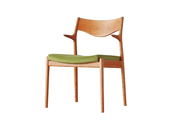 FUJI FURNITURE nico Semi Arm Chair / 冨士ファニチア ニコ セミアームチェア （チェア・椅子 > ダイニングチェア） 1