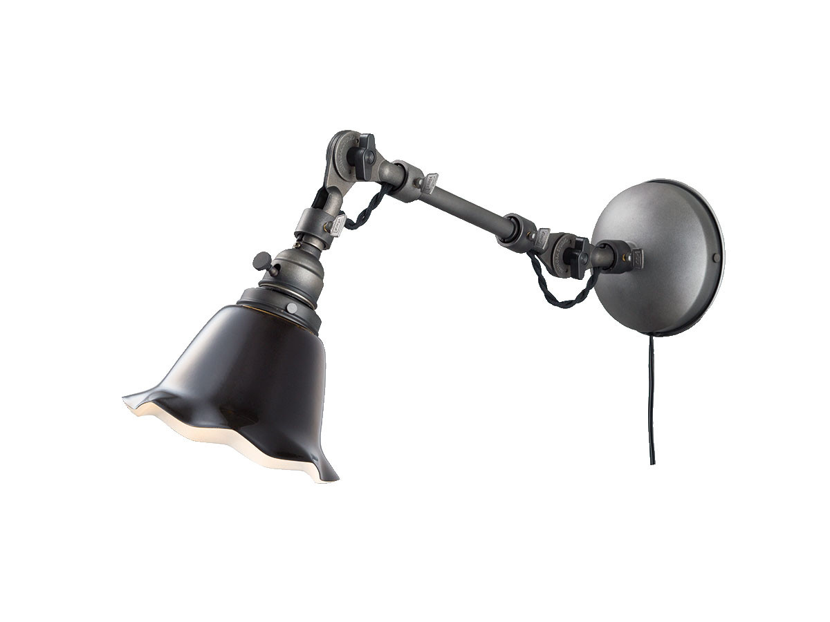 CUSTOM SERIES
Engineer Wall Lamp L × Mini Wave Enamel / カスタムシリーズ
エンジニアウォールランプL × ミニエナメル（ウェーブ） （ライト・照明 > ブラケットライト・壁掛け照明） 1