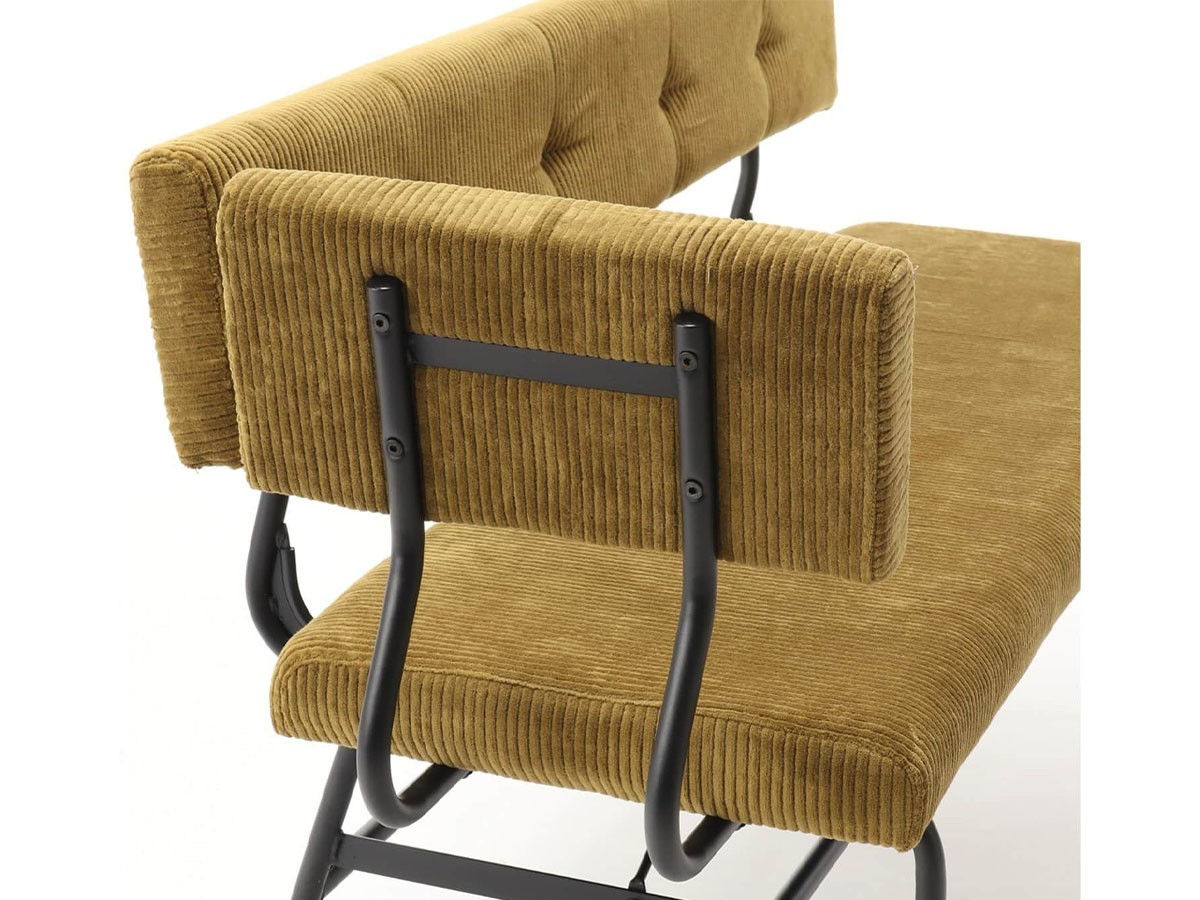 JOURNAL STANDARD FURNITURE PAXTON LD BENCH / ジャーナルスタンダードファニチャー パクストン LDベンチ（アンバー） （チェア・椅子 > ベンチ） 42