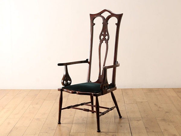 Lloyd's Antiques Real Antique 
Armchair / ロイズ・アンティークス イギリスアンティーク家具
アームチェア ID009079 （チェア・椅子 > ダイニングチェア） 1