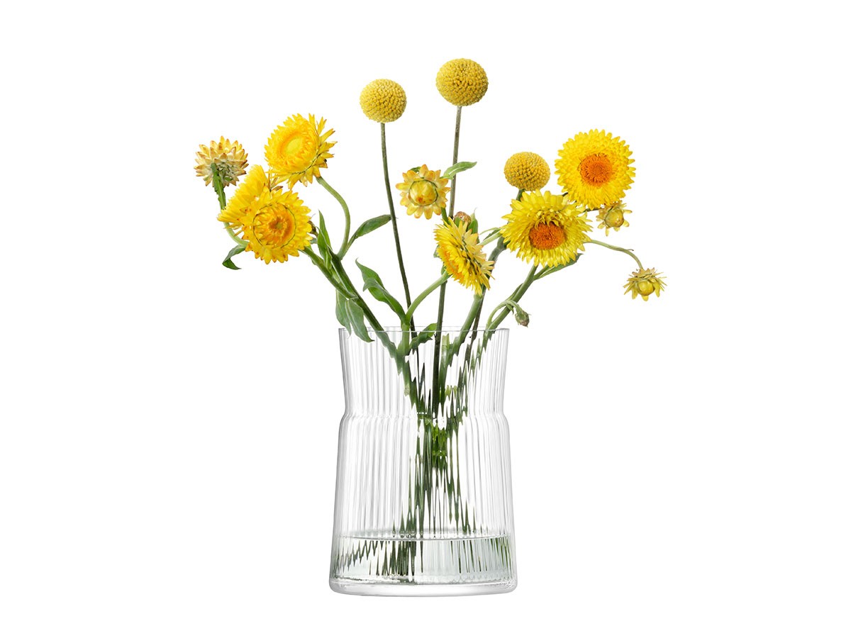LSA International GIO LINE LANTERN / VASE / エルエスエー インターナショナル ジオ ライン ランタン / ベース 高さ18.5cm （花器・プランター・グリーン > 花瓶・フラワーベース） 3