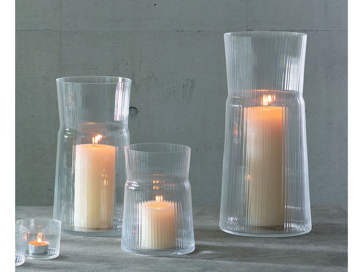 LSA International GIO LINE LANTERN / VASE / エルエスエー インターナショナル ジオ ライン ランタン / ベース 高さ18.5cm （花器・プランター・グリーン > 花瓶・フラワーベース） 6