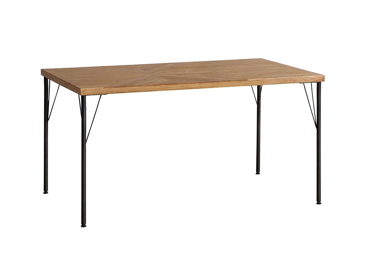 Knot antiques GYPSY DINING TABLE / ノットアンティークス ジプシー ダイニングテーブル
アシンメトリー柄天板 + No.2脚（スチール丸脚） （テーブル > ダイニングテーブル） 1