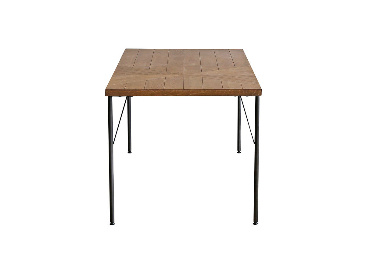 Knot antiques GYPSY DINING TABLE / ノットアンティークス ジプシー ダイニングテーブル
アシンメトリー柄天板 + No.2脚（スチール丸脚） （テーブル > ダイニングテーブル） 9