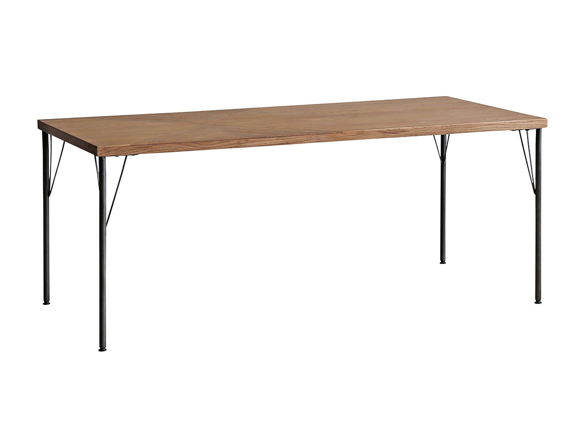 Knot antiques GYPSY DINING TABLE / ノットアンティークス ジプシー ダイニングテーブル
アシンメトリー柄天板 + No.2脚（スチール丸脚） （テーブル > ダイニングテーブル） 3