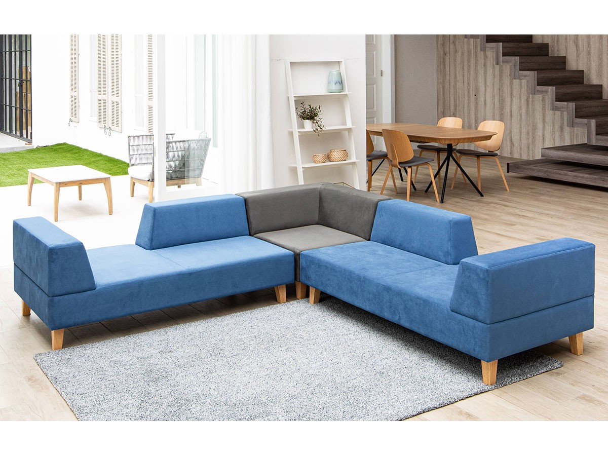 FLANNEL SOFA PIVO ONE ARM SOFA / フランネルソファ ピヴォ 2人掛け片