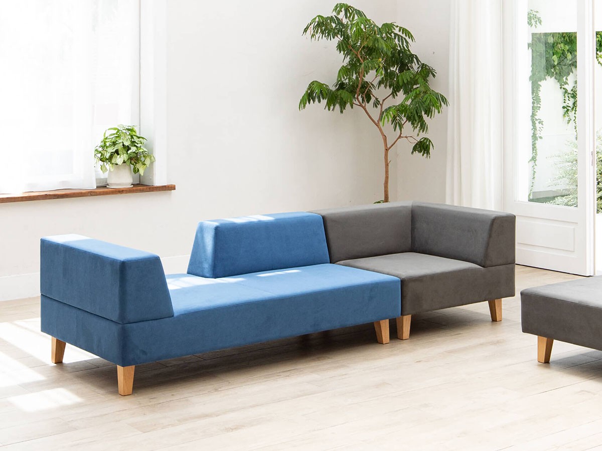 FLANNEL SOFA PIVO ONE ARM SOFA / フランネルソファ ピヴォ 2人掛け片 