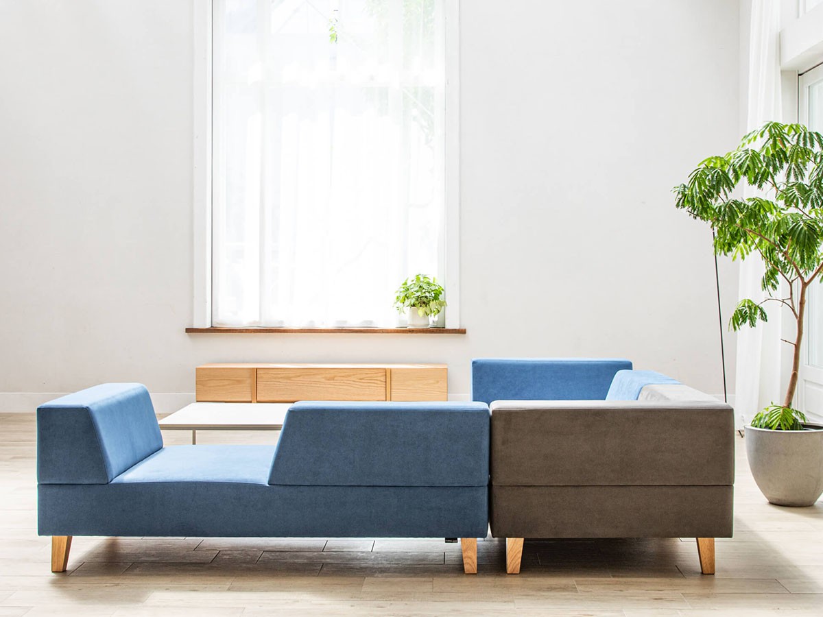 FLANNEL SOFA PIVO ONE ARM SOFA / フランネルソファ ピヴォ 2人掛け片 