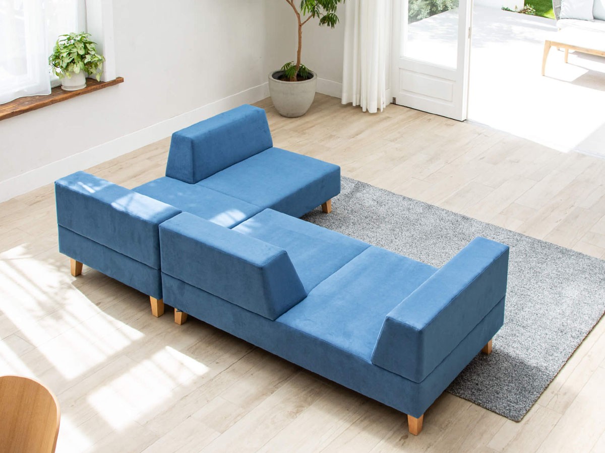 FLANNEL SOFA PIVO ONE ARM SOFA / フランネルソファ ピヴォ 2人掛け片 