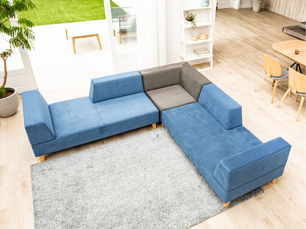 FLANNEL SOFA PIVO ONE ARM SOFA / フランネルソファ ピヴォ 2人掛け片