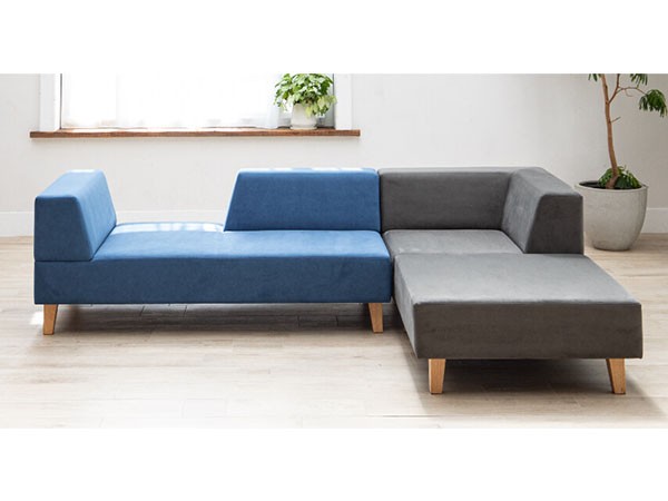 FLANNEL SOFA PIVO ONE ARM SOFA / フランネルソファ ピヴォ 2人掛け片 