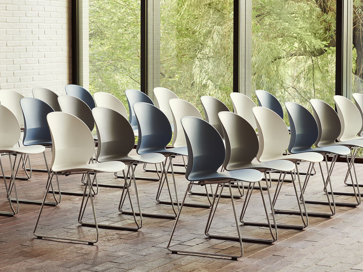FRITZ HANSEN N02 RECYCLE / フリッツ・ハンセン N02 リサイクル
チェア 連結器具付 スレッド脚 クロームベース N02-21 （チェア・椅子 > ダイニングチェア） 10