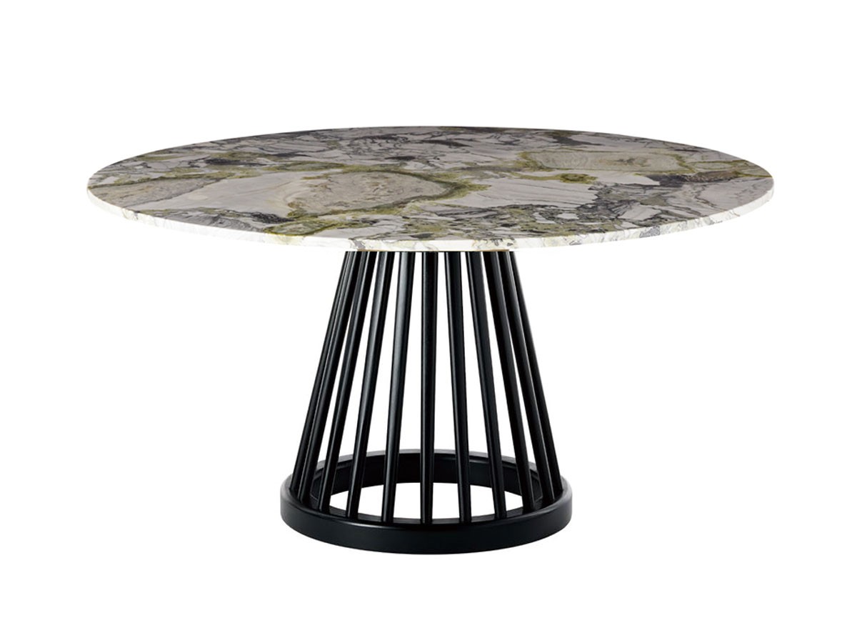 Fan Table Base + Primavera Marble Top Round 900 1