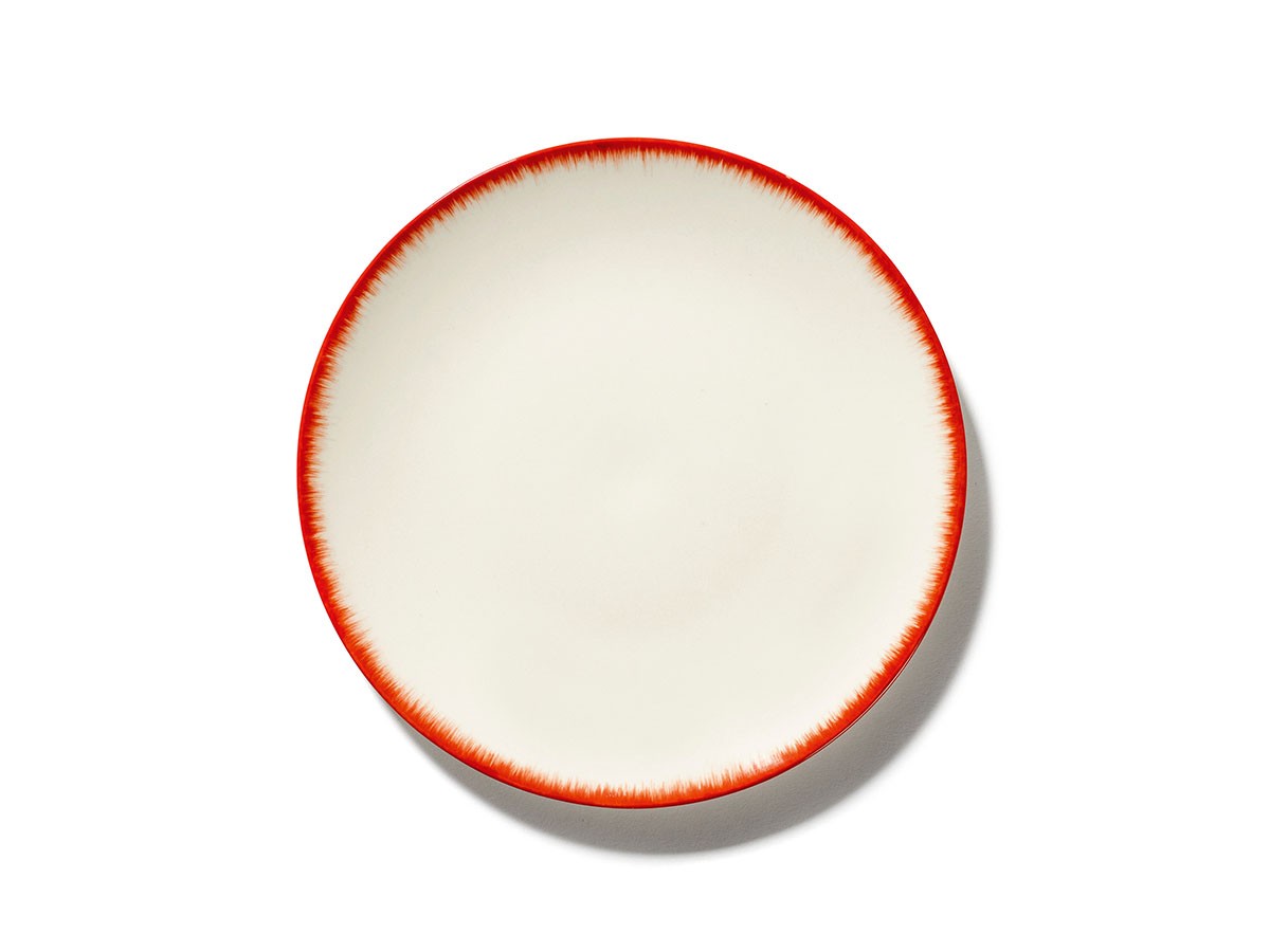 SERAX DE by ANN DEMEULEMEESTER
Plate 14cm White/Red Variation 2