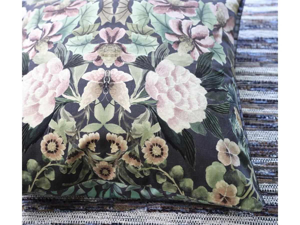 DESIGNERS GUILD Ikebana Damask Velvet Cushion / デザイナーズギルド イケバナ ダマスク ベルベット クッション 55 × 55cm （クッション > クッション・クッションカバー） 7