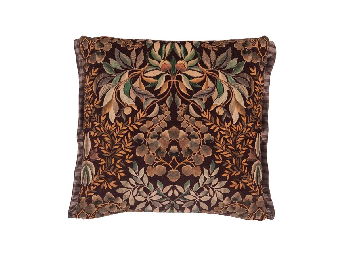 DESIGNERS GUILD Ikebana Damask Velvet Cushion / デザイナーズギルド イケバナ ダマスク ベルベット クッション 55 × 55cm （クッション > クッション・クッションカバー） 10