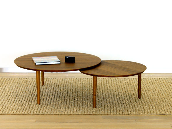 TAKANO MOKKOU BALLOON LIVING TABLE / 高野木工 バルーン リビングテーブル 90-2枚（ウォルナット） （テーブル > ローテーブル・リビングテーブル・座卓） 8