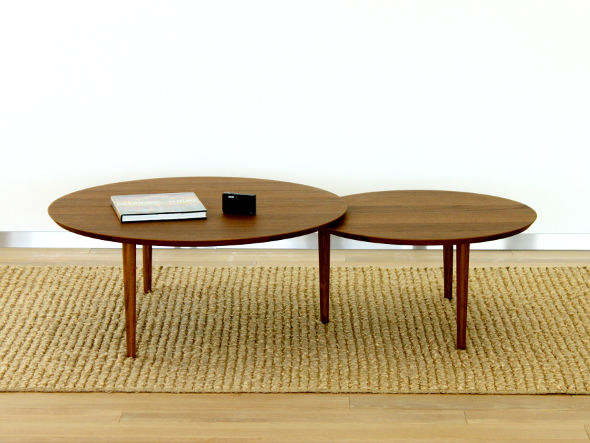 TAKANO MOKKOU BALLOON LIVING TABLE / 高野木工 バルーン リビングテーブル 90-2枚（ウォルナット） （テーブル > ローテーブル・リビングテーブル・座卓） 9