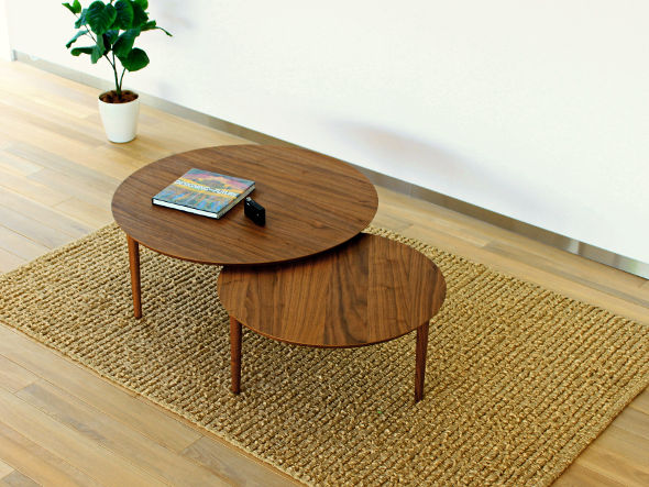 TAKANO MOKKOU BALLOON LIVING TABLE / 高野木工 バルーン リビングテーブル 90-2枚（ウォルナット） （テーブル > ローテーブル・リビングテーブル・座卓） 10