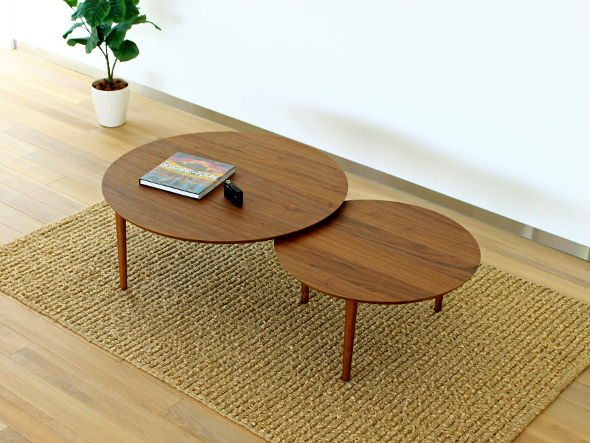 TAKANO MOKKOU BALLOON LIVING TABLE / 高野木工 バルーン リビングテーブル 90-2枚（ウォルナット） （テーブル > ローテーブル・リビングテーブル・座卓） 11