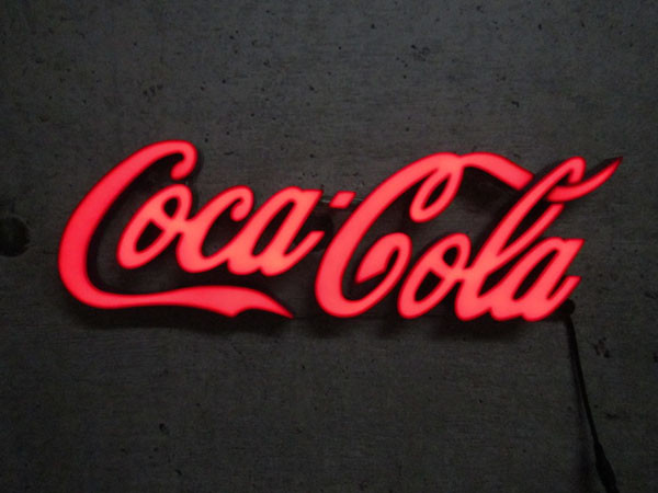 Coca-Cola BRAND LED Lettering Sign / コカ・コーラ ブランド LED レターリングサイン PJ-LED03 （ライト・照明 > 照明その他） 1