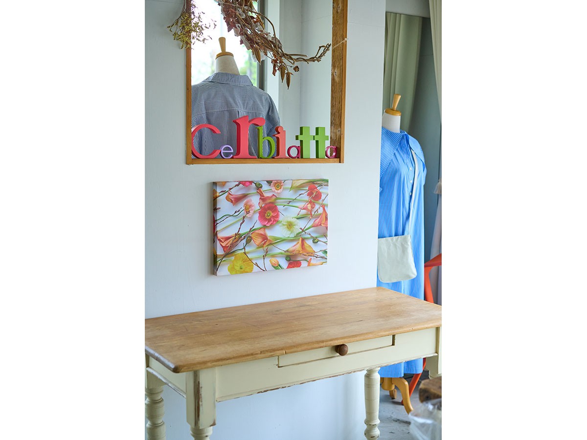 YOKO Takeuchi Pastel Bloom Poppy&Calla / ヨウコ タケウチ パステルブルーム ポピー＆カラー レクタングルL （アート・オブジェ > フォトパネル・フォトアート） 2