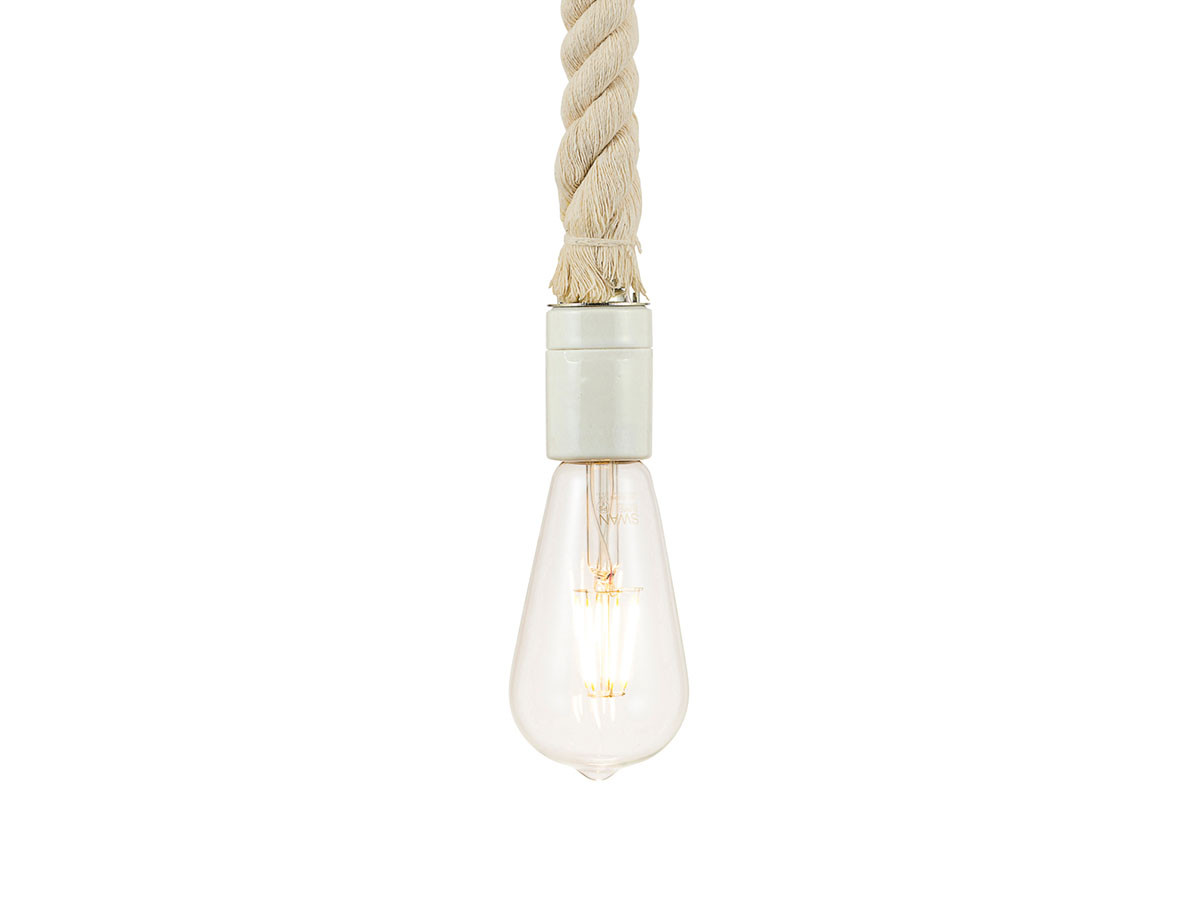 Rope socket + LED bulb / ロープソケット  + LED電球（エジソン球） （ライト・照明 > ペンダントライト） 1