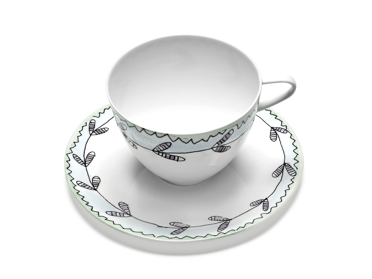 MIDNIGHT FLOWERS by MARNI
Cappuchino Cup with Saucer  Blossom Milk / ミッドナイトフラワーズ バイ マルニ
カプチーノカップ / ソーサー 200ml ブロッサムミルク （食器・テーブルウェア > コーヒーカップ・ティーカップ） 3