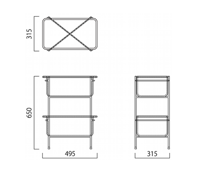 IDEE WALLABY BASKET STAND / イデー ワラビー バスケット