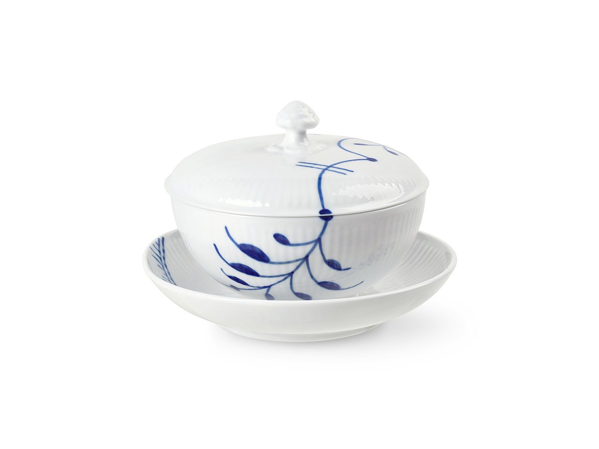 Royal Copenhagen Blue Fluted Mega
Bowl & Saucer With Lid / ロイヤル コペンハーゲン ブルーフルーテッド メガ ボウル & ソーサー 蓋つき （食器・テーブルウェア > お椀・ボウル） 2