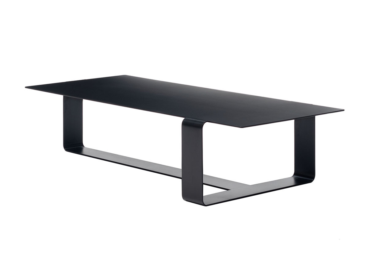 BLACK RECTANGLE LOW TABLE