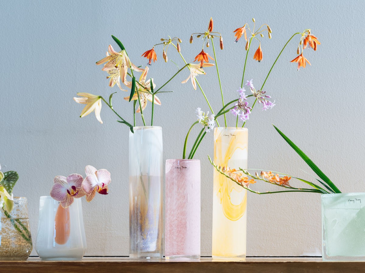 Henry Dean V.Pipe M / ヘンリーディーン V.パイプ M（アクアレルアンバー） （花器・プランター・グリーン > 花瓶・フラワーベース） 6